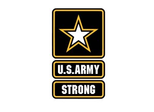U.S. Army logo, "Army Strong"